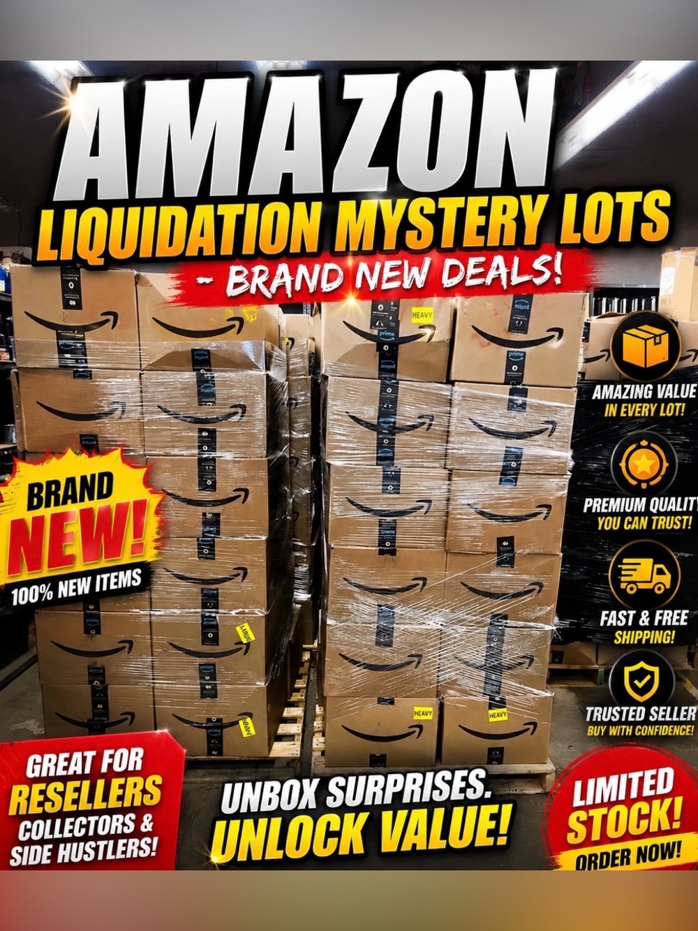 Amazon Boxes - Liquidation Mystery Lots